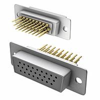 NorComp 780-M26-213R001 High Density D-Sub Connectors 26P HD FEMALE IP67 VERTICAL DIP SOLDER