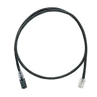 Panduit UTPKCH5BL Cat 5e Keyed Copper Patch Cord, Cat 5e, Black U