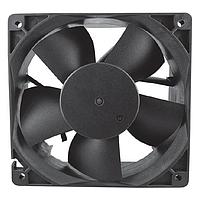 Qualtek Electronics FMA1-12038WBJT12-A EC Fans EC Axial Fan, 120x120x38mm, 100-240VAC, 138CFM, 15W, 51.5dBA, 3500RPM, Ball