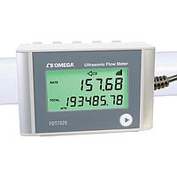 OMEGA FDT7032 Clamp-On Transit Time Ultrasonic Flow Meter For Clean Liquids (0.4 GPM, 1.25 in, Clamp-On For Pipe Mount, Snap Clamp-On)