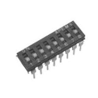APEM NDI08S DIP Switches 8pos 0.025A 24VDC 1/2 Pitch
