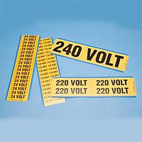 Panduit PESC-C-400V Cable Marker Voltage Marker, Vinyl Cloth, '440 VOLTS'