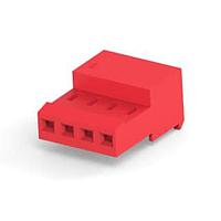 AMP Connectors - TE Connectivity 3-640468-4 Receptacle Housing 04P MTA100 CONN ASSY ON TAPE