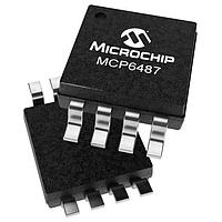 Microchip Technology MCP6487T-E/MS Operational Amplifiers Dual, 10MHz Op Amp, E Temp