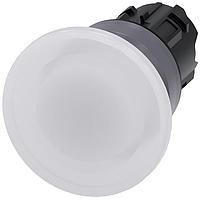 SIEMENS A6X30138582 Mushroom ILLUM. MUSHROOM PUSHBUTTON. 40MM. WHITE