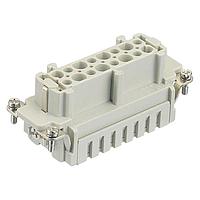 HARTING 09340062716 Inserts FEMALE INSERT 6 POLES CAGE CLAMP