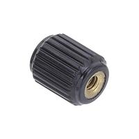 Essentra Components KPK1500A Knurled Knob 0.551 OD X 10-24 FEMALE THREAD:PF BLACK