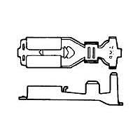 AMP Connectors - TE Connectivity 175034-1 (Cut Strip) Terminals 187 POSITIVE LOCK Cut Strip of 100