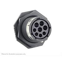 Eaton Souriau-Sunbank UTGX7148S Receptacles Jam nut receptacle, without backshell, for 8 female contacts, IP68/69K