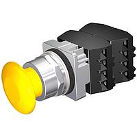 SIEMENS 52PM9W4D Pushbutton PUSHBUTTON,MOM,YLW,1 3/4" PLST,2POS,4BJK