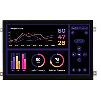 Riverdi RVT101HVHFWCA0 TFT Displays HB, IPS,10.1", aTouch CG, ILI2132,Metal Frame, HDMI