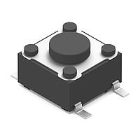 Wurth Elektronik 430182043816 Tactile Switches Tact Switch SMT 4.3mm Blk Act.