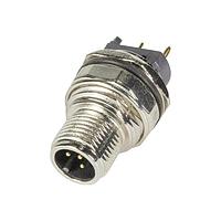 HARTING 21033211530 Straight M12 A-code 5pin male straight pcb mount, shielded version + rear mount housing