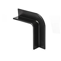 HellermannTyton 133-01479 Channel Mini Channel, 1.52" Long, 90 Angle, Small, PPT20, Black, 3500/pkg