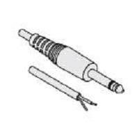 Kobiconn 172-0110 Audio Cable GRAY 1/4 MONO PL/S&T