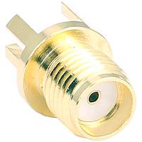Linx Technologies - TE Connectivity CONSMA003.062-G Connectors SMA Fml Edge Mnt for 0.062 PCB, Gold