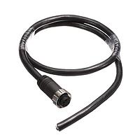 Amphenol LTW MN-05AFFM-SL8C01 Sensor Cables / Actuator Cables NMEA 2000, Mini, DeviceNet, Metal, 8A, 05 pins, Female Connector, Female Contact, Straight, Screw Thread, Overmolded, Length 1000mm, IP68