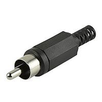 Same Sky (formerly CUI Devices) RCP-023 Cable Mount RCA plug, 1P, straight, cable mount, WH