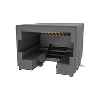 Amphenol Commercial Products RJLSE4088101T Modular Connectors / Ethernet Connectors Single port Surface mount modular jack, Right Angle,tab down, Input Output Connectors  8P8C, Without Shield