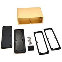 Bud Industries EXN-23364-GD PCB Enclosure Extruded Aluminum Enclosure Gold (2.4 X 7 X 5.1 In)