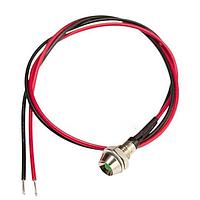 BIVAR MPR5GDW6.0 LED Panel Mount Indicators 5mm Panel Mnt Green Diff Lens 6in Wire
