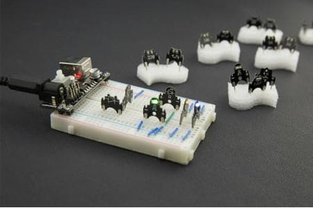 Educational robotics kit components for hands-on learning and prototyping