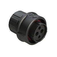 Amphenol SINE Systems FLS614N2SHEC03 Connectors 4 (2+2) POS PLUG