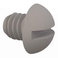 Essentra Components 010832R018 Round Slotted Round Slotted Screw, #8-32 Thread, 3/16 Lg