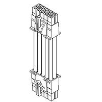 Samtec PMSD-10-24-K-03.50-D-LUS Double Row Discrete Cable .165" Power Mate(R) Double Row Discrete Wire Cable Assembly