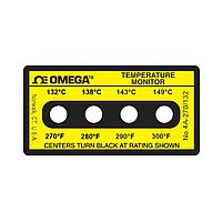 OMEGA 4A-A-270-30 Non-Reversible, Four point Horizontal Temperature Label (300 °F)