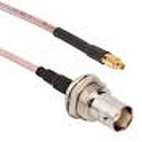 HUBER+SUHNER MICROBEND L2MTR-10 RF Cable Assemblies SMPM-T jack(f) to SMPM-T jack(f) Ruggedized CAY Low Loss with .47 Flex Cbl MAX Freq 65 GHz