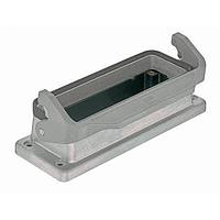HARTING 9628240397 Housings 24B EMC Bulkhead Rear Fit Housing, Single Lever, with frame