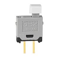 NKK Switches GB215AP-B Pushbutton Switches SPST OFF(ON) WHITE