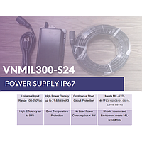 EMIN VNMIL300-S24 Power Supply IP67