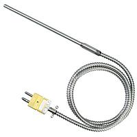 OMEGA TJ36-NNIN-18U-18-CC-BX-SMPW-M Rugged Thermocouple Transition Joint Probes with Armored Cable (Thermocouple, N, 720 °C, Immersion Probe)