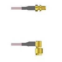 Amphenol Custom Cable Q-2W0340005018i RF Cable Assemblies SMA-SJB/SMA-RP G316 18I