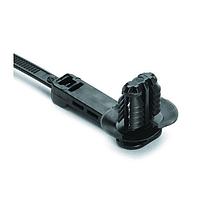 HellermannTyton 157-00288 Cable Tie Mounts 1-Piece Cable Tie with Oval Fir Tree Mount with Disc, 9"L, 6.2 x 12.2 mm;6.5 x 12.5 mm;6.5 x 13.0 mm or 7.0 x 12.0 mm Mounting Hole, PA46, Brown, 1000/box