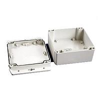 Hammond Manufacturing 1555N2F42GY Flanged Enclosure Watertight/Polycarb. 4.7x4.7x2.5" Flange