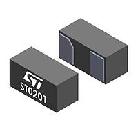 STMicroelectronics ESDAULC6-1U2 ESD Suppressors Single-Line Uni ESD 0.8pF 0201 SMD LVL4