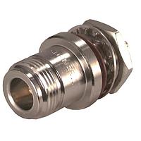 HUBER+SUHNER 22_N-50-0-3/133_NE Connectors N straight bulkhead receptacle jack(f)