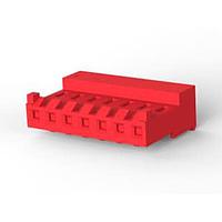 AMP Connectors - TE Connectivity 3-643819-7 Receptacle Housing CLOSED WITH TABS 7P L.R. red 22 AWG