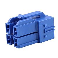 Molex 151049-2401 Receptacle Housing CP6.5 RECP HSG DR 4CKT POLZ POSLCK BLU