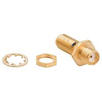 Amphenol RF 901-9209A RF Adapters - In Series BULKHEAD JACK - JACK ADAPTER GOLD PLATED