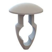 Essentra Components 27KY1250093 Keyhole Rivet Keyhole Rivet, .125 Hole, .093 Panel Thk