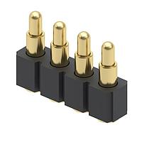 Mill-Max 812-22-004-30-001101 Spring-Loaded 4P SPRNG LOAD HDR VERT MNT SNGL ROW