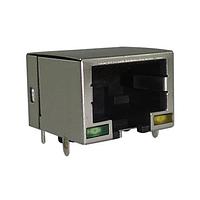 Amphenol Commercial Products RJE7318800441 Modular Mod Jack 1 Port 8P8C Shielded Tabs