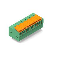 Wurth Elektronik 691401710006B Fixed Terminal Blocks WR-TBL 7.5mmPitch 6P Screwless