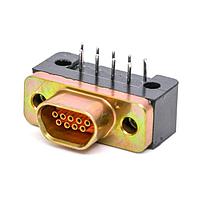 ITT Cannon MDM-9SCBR Micro-D D-Sub Connectors MICRO 9 F PC R/A