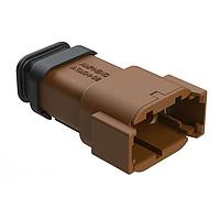 Amphenol SINE Systems ATM04-08PD-SR1BN Connectors 8 Pin Rec Position D w/Strn Rlf