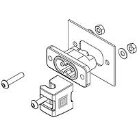 Schurter 6160.0132 Retaining Kit US 2 m 2578 APPLIANCE INLET 2.5A 70c retained